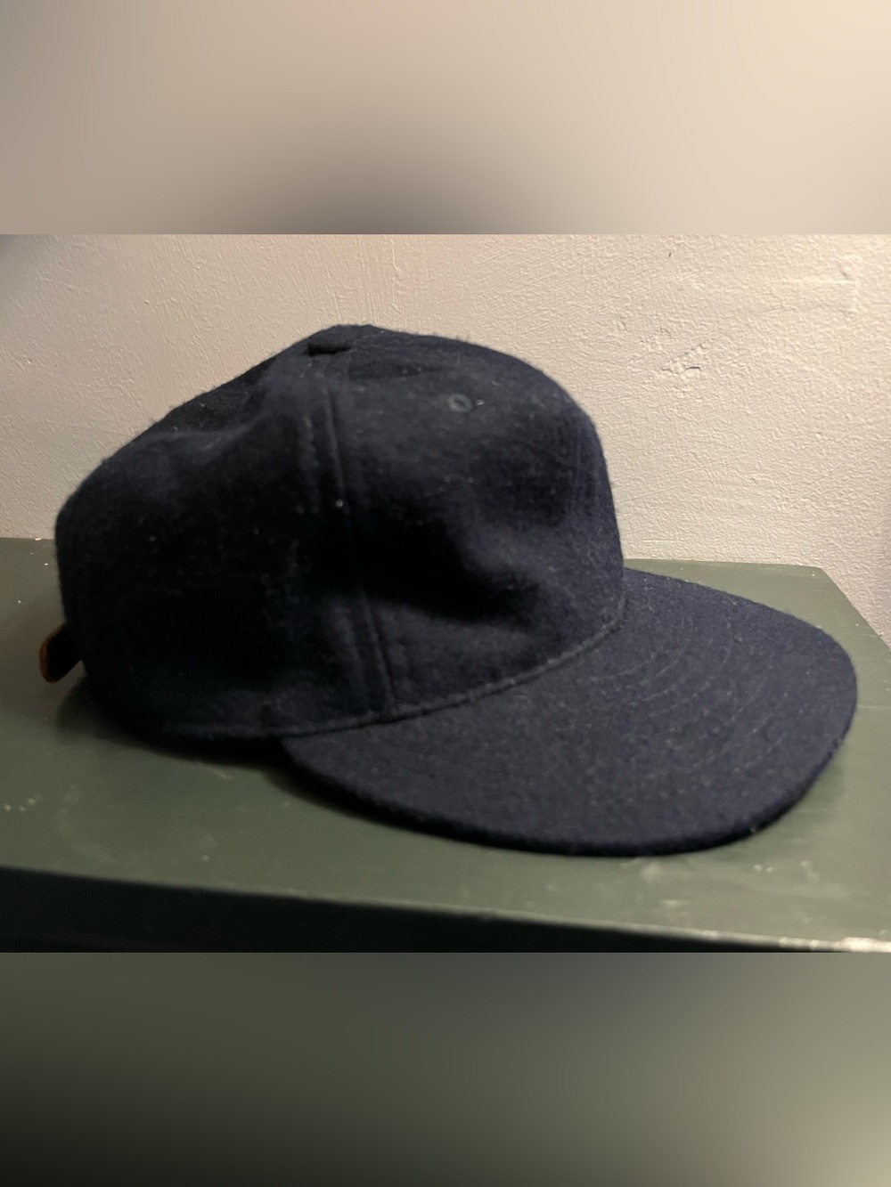 Ebbets Field - Classic Wool Baseball Cap in Dark Navy - MADE IN USA